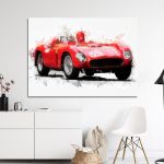 Canvas print Offer,Vintage Ferrari