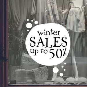 Shop window End of Season Sales 2