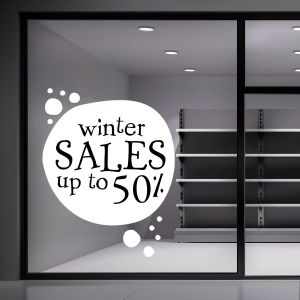 Shop window End of Season Sales