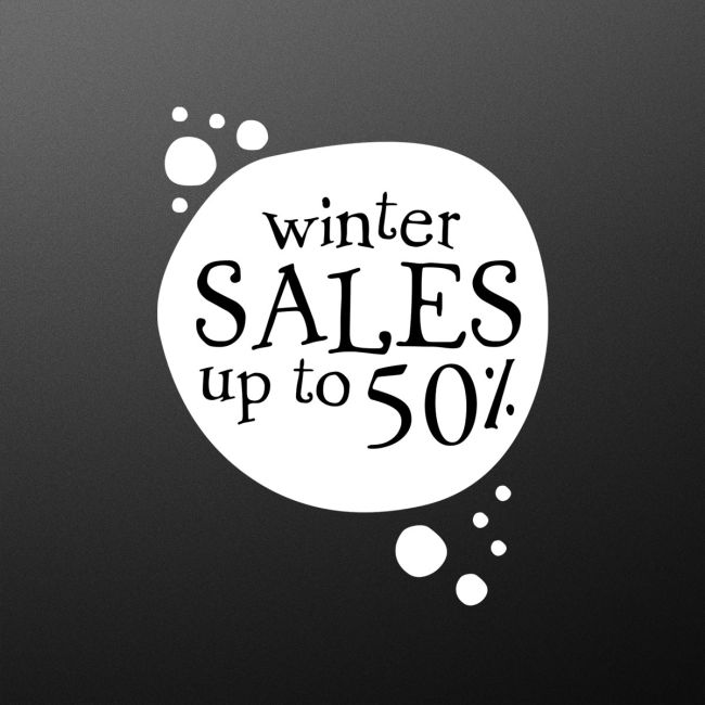 Αυτοκόλλητο Εκπτώσεων Winter Sales, art 16
