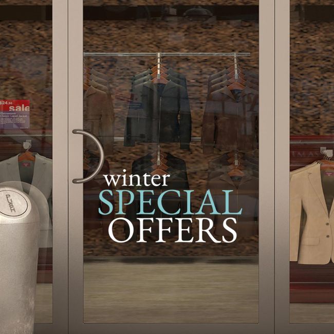 Αυτοκόλλητο Εκπτώσεων Winter Sales, art 17