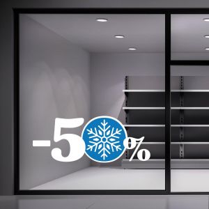Αυτοκόλλητο Εκπτώσεων Winter Sales, art 18
