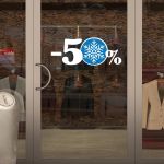 Αυτοκόλλητο Εκπτώσεων Winter Sales, art 18