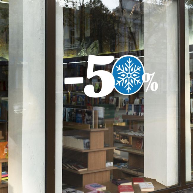 Αυτοκόλλητο Εκπτώσεων Winter Sales, art 18