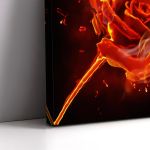 Canvas print Burning rose Framed canvas View 5