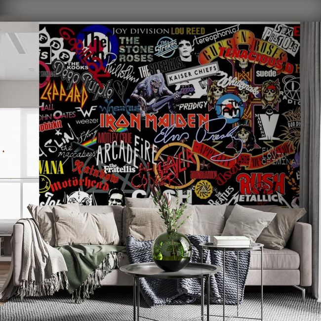 Wallpaper Self adhesive, Bands logos
