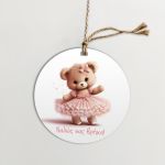 Καρτελάκια Baby Shower, χαριτωμένο αρκουδάκι