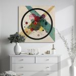 Πίνακας ζωγραφικής Circles in a circle, Kandinsky W.