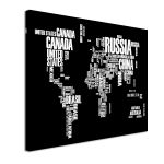 Canvas print Colorful world with words