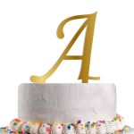 Cake topper Initial