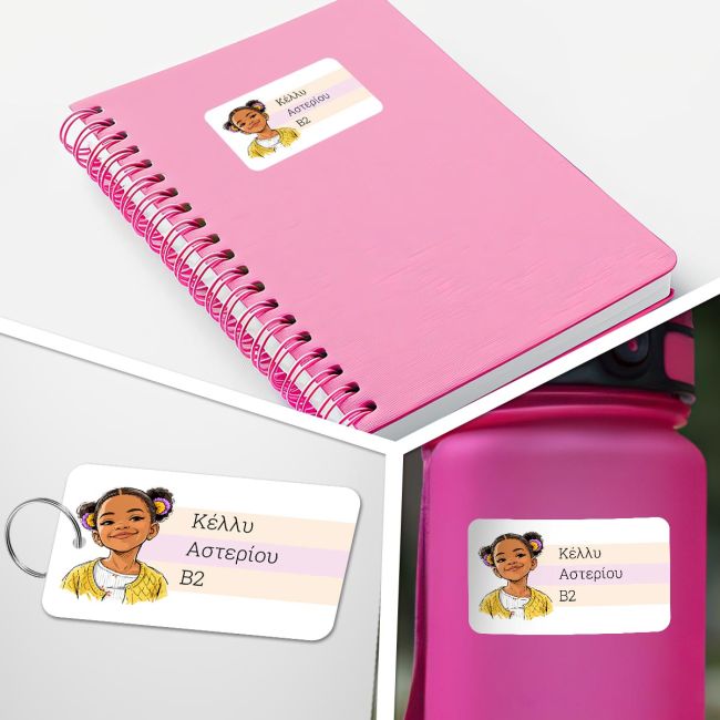 Αυτοκόλλητη σχολική ετικέτα, Από φωτογραφία σε σκίτσο