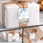 Paper tags, welcome baby boy art 2