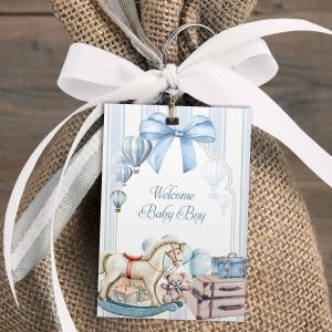 Καρτελάκια γέννησης welcomeBaby Boy art2 Όψη 1 2