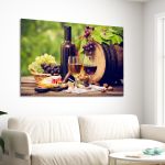 Canvas print  Wine glasses Framed canvas View 3