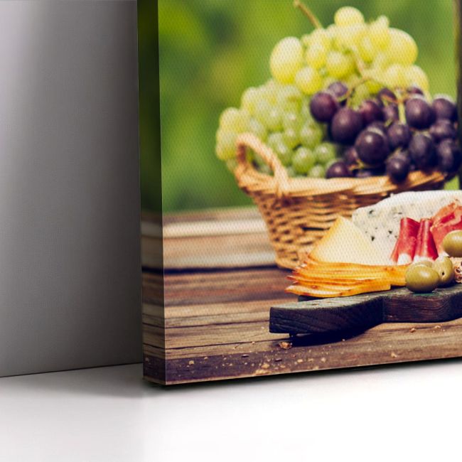 Πίνακας σε καμβά Ποτήρια κρασιού Καμβάς τελαρωμένος Όψη 5