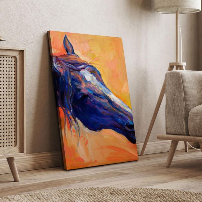 Πίνακας σε καμβά Άλογο Horse (art Ι) Καμβάς τελαρωμένος Όψη 4