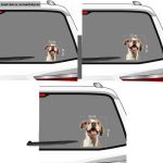 Funny car sticker, American Pitbull Terrier