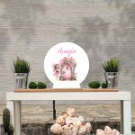 Wooden printed sign, Fairy with magic door