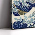 Canvas print The great cookie wave reart (original Hokusai) Framed canvas View 6