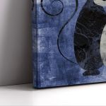 Canvas print The cats blue Framed canvas View 5