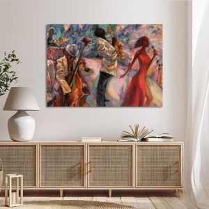 Canvas print Jazz night I Framed canvas View 1 2