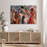 Canvas print Jazz band close up