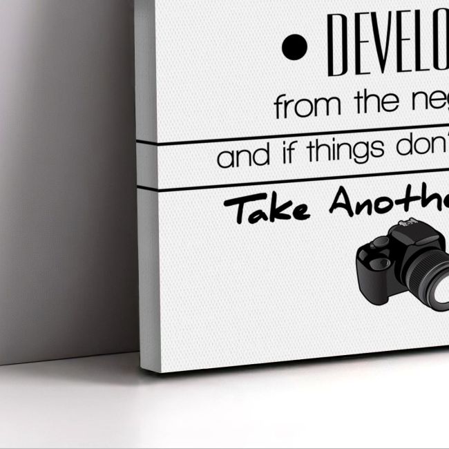 Canvas print Life is like a camera Framed canvas View 5