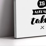 Πίνακας σε καμβά Be yourself every one else is taken Καμβάς τελαρωμένος Όψη 5