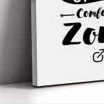 Canvas print Step out of the comfort zone Framed canvas View 5