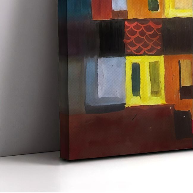 Πίνακας σε καμβά Homage to Paul Klee Καμβάς τελαρωμένος Όψη 5