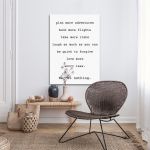 Canvas print Regret nothing Framed canvas View 3