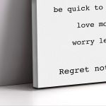 Canvas print Regret nothing Framed canvas View 5