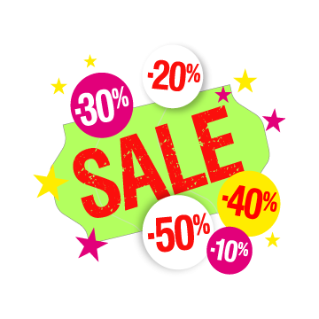 Sales stickers set 19a 2