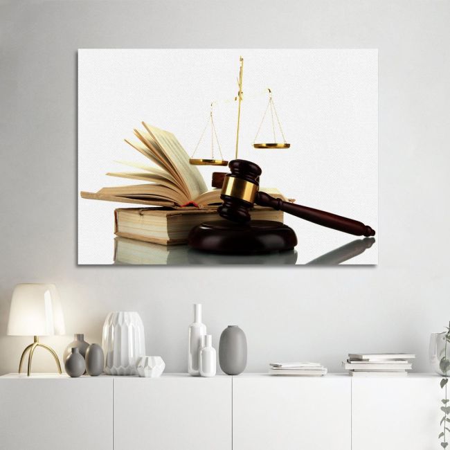 Canvas printClouded sky