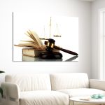 Canvas printClouded sky