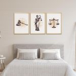 Δικαιοσύνη art 1, αφίσα, κάδρο τρίπτυχο