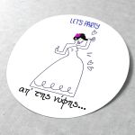 Adhesive initial letters, small size, set of 2