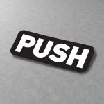 Window sticker Door Pull