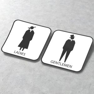 Window sticker Door Push