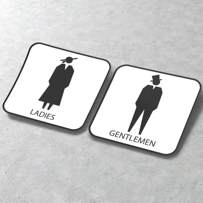 Αυτοκόλλητο WC 1