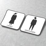 Αυτοκόλλητο WC 1