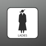 Αυτοκόλλητο WC 1