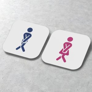 Αυτοκόλλητο WC 3