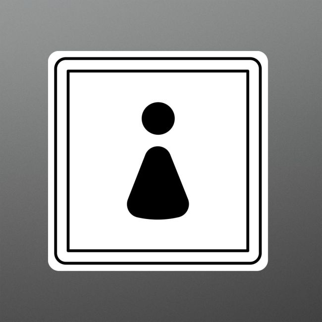 Αυτοκόλλητο WC 4