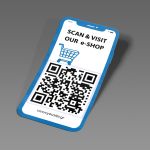 Shop windowFollow us on instagram QR Code, art 4