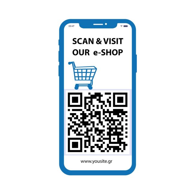 Shop windowFollow us on instagram QR Code, art 4