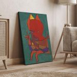 Canvas print Small fire devil Klee P. Framed canvas View 4