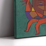 Πίνακας ζωγραφικής Small fire devil Klee P. Καμβάς τελαρωμένος Όψη 5