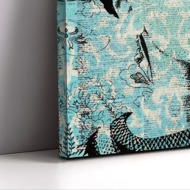 Πίνακας σε καμβά Frida in vintage Καμβάς τελαρωμένος Όψη 5