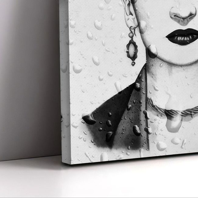 Πίνακας σε καμβά Frida in modern composition Καμβάς τελαρωμένος Όψη 4